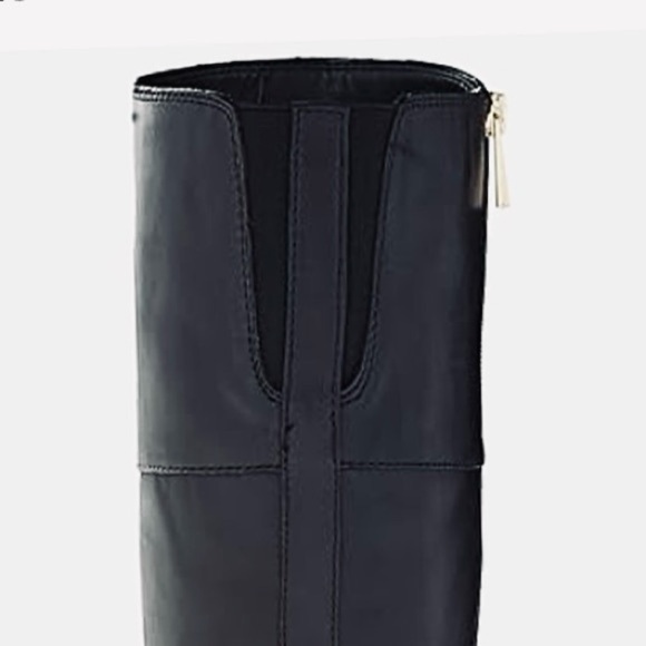 VINCE CAMUTO Tall Riding Boots Kallie Harness‎ Sz 9M/39 NWOT Black Never Worn - Picture 10 of 12